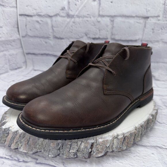 Timberland Earthkeeper Anti Fatigue Brook Park Brown Leather Chukka Boots Sz 9.5 - Picture 3 of 12